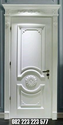 Model Pintu Kamar Putih Ukir Minimalis Untuk Rumah Modern