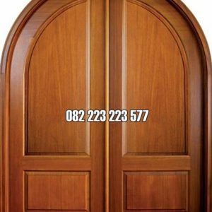 Pintu Minimalis Lengkung Kayu Jati Harga Murah
